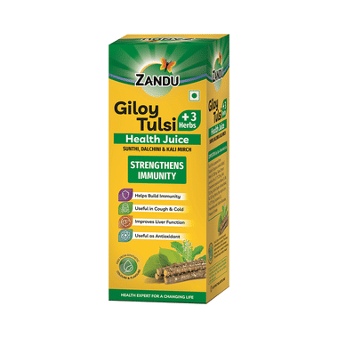 Zandu Giloy Tulsi +3 Herbs Health Juice