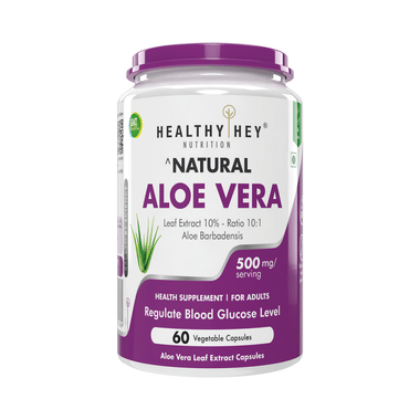HealthyHey Nutrition Natural Aloe Vera Vegetable Capsule