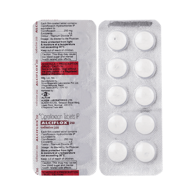 Alciflox 250mg Tablet