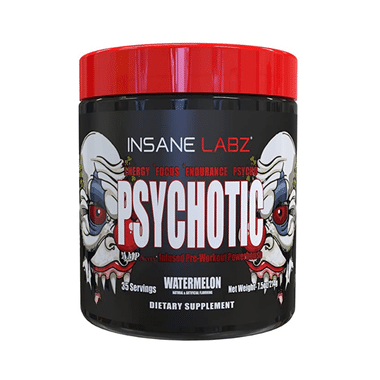 Insane Labz Psychotic Infused Pre-Workout Power House Powder Watermelon