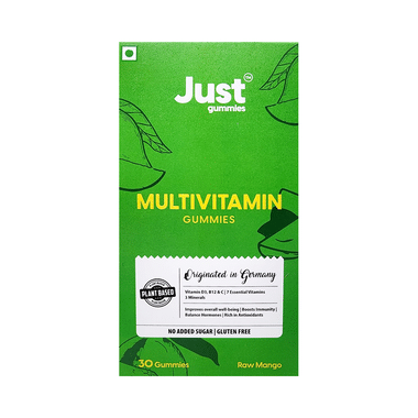 Just Gummies Multivitamin Gummies (30 Each) Raw Mango