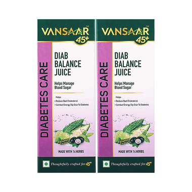 Vansaar 45+ Diab Balance Juice (1L Each)