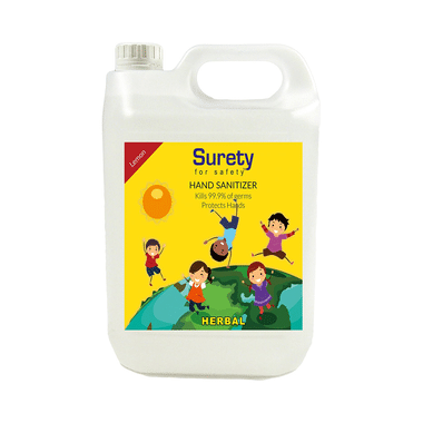 Surety for Safety Herbal Hand Sanitizer Lemon