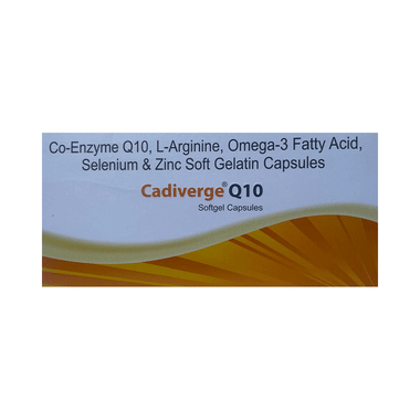 Cadiverge Q 10 Softgel Capsule