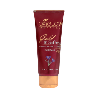 Oxyglow Herbals Gold & Saffron Face Wash