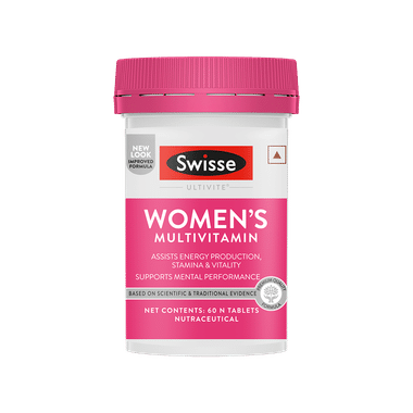 Swisse Ultivite Women's Multivitamin Tablet For Energy, Stamina & Fatigue Reduction