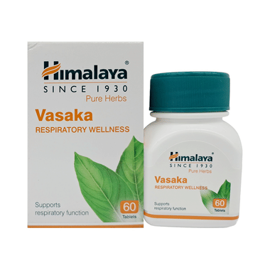 Himalaya Wellness Pure Herbs Vasaka Respiratory Wellness Tablet