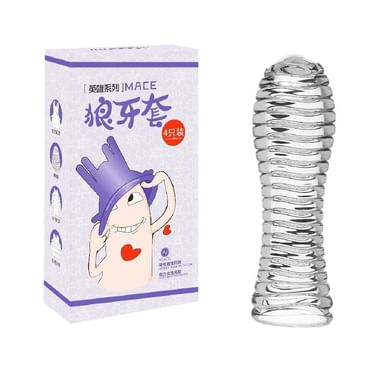 Labrador India New Sweet Heart Dotted Crystal Condom