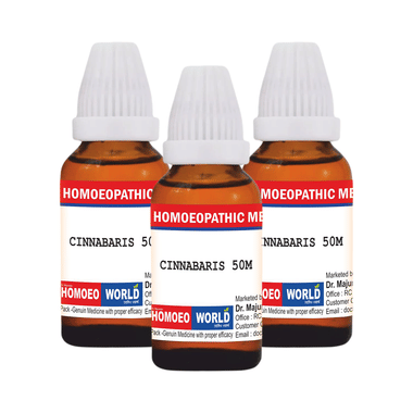 Dr. Majumder Homeo World Cinnabaris Dilution (30ml Each) 50M