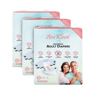 Arokleen Disposable Adult Diaper (10 Each) XL