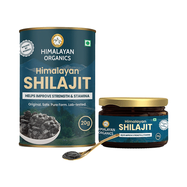 Himalayan Organics Himalayan Shilajit Resin Help Improve Strength & Stamina