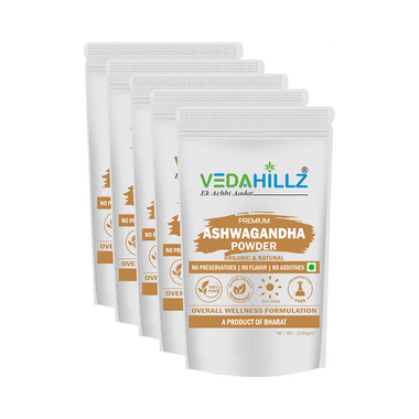 Vedahillz Premium Ashwagandha Powder (100gm Each)