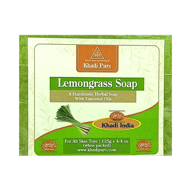 Khadi Pure Lemongrass Soap