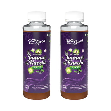 Taste Good 100% Natural Jamun Karela Juice (500ml Each)