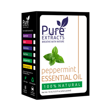 Pure Extracts Peppermint 100% Natural Essential Oil