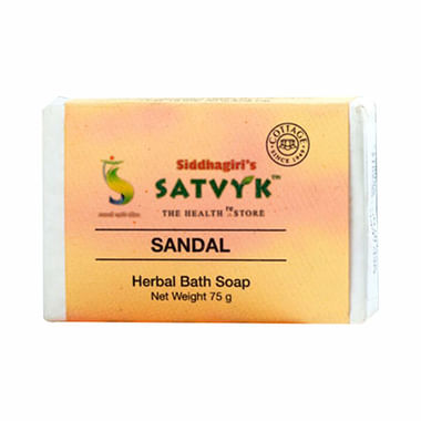 Satvyk Herbal Bath Soap Sandal