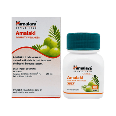 Himalaya Wellness Pure Herbs Amalaki Tablet | Helps Build Immunity