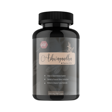 Vitaminhaat Ashwagandha + Piperine 95% Capsule
