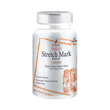 Zenius Stretch Mark Removal Capsule for Stretch Marks | Scar Removal | Uneven Skin Tone | All Skin Types