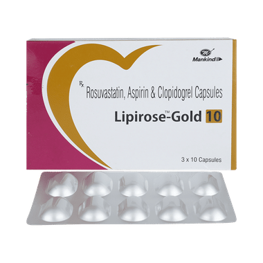 Lipirose-Gold 10 Capsule