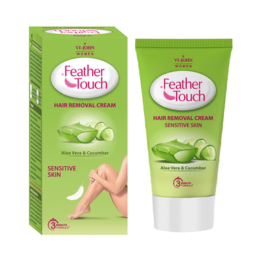 Vi-John Feather Touch Hair Removal Cream Aloevera & Cucumber