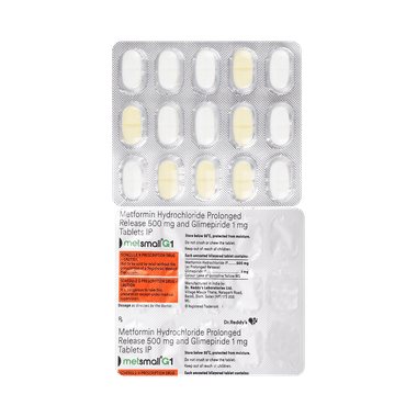 Metsmall G 1mg/500mg Tablet