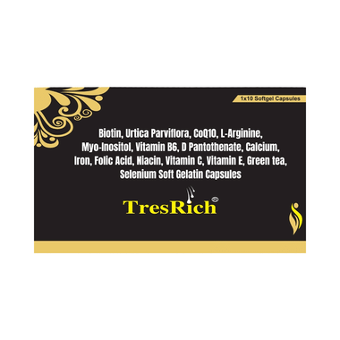 TresRich Capsule For Hair Growth, Reduces Hair Fall