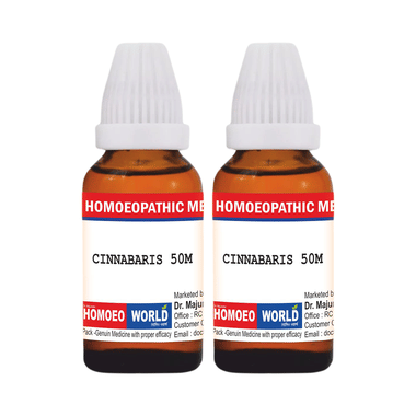 Dr. Majumder Homeo World Cinnabaris Dilution (30ml Each) 50M
