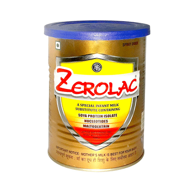 Zerolac Powder With Soy Protein Isolate, Nucleotides & Maltodextrin For Infants | Lactose & Sucrose Free