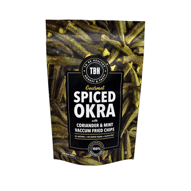 TBH Spiced Okra With Coriander And Mint Vaccum Fried Chips