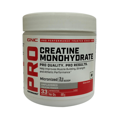 GNC Pro Performance Creatine Monohydrate 3000mg For Performance, Muscle Support & Energy | Powder