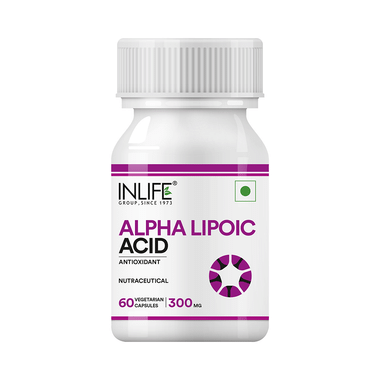 Inlife Alpha Lipoic Acid ALA 300mg | For Nerve & Brain Health | Capsule