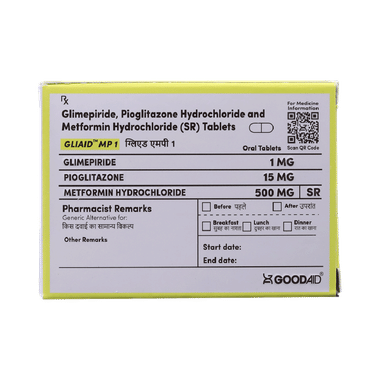 Gliaid MP 1 Tablet SR