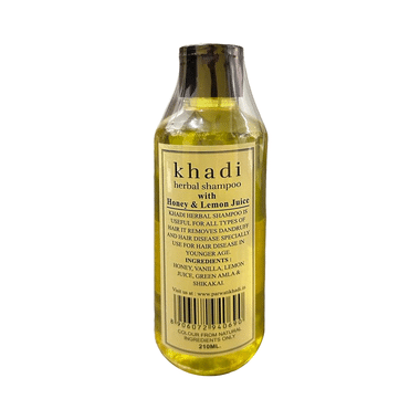 Khadi Herbal Honey & Lemon Juice Shampoo
