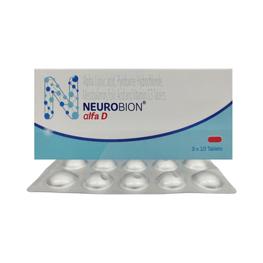 Neurobion Alfa D Tablet For Nerve Health & Diabetic Neuropathy | Adult