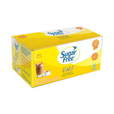 Sugar Free Gold Aspartame Sweetener for Calorie Conscious | Sachet
