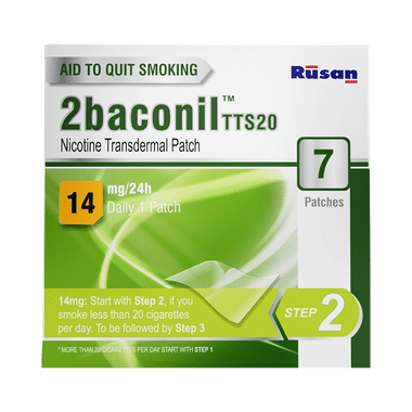 2baconil 14mg Nicotine Transdermal Patch Step 2