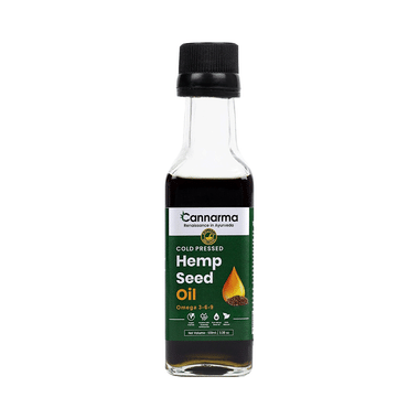 Cannarma Organic Omega 3-6-9, Hemp Seed Oil For Eyes, Heart, Bone & Immunity Support