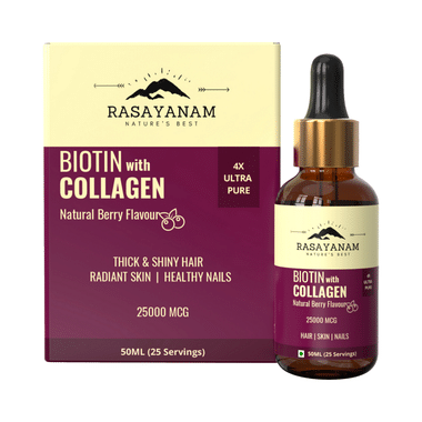 Rasayanam Biotin With Collagen 25000mcg