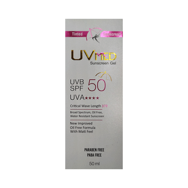 Uvmed Tinted Sunscreen Gel SPF 50