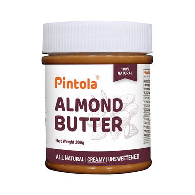 Pintola All Natural Almond Butter Creamy Unsweetened