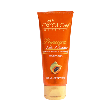 Oxyglow Herbals Papaya Anti Pollution Face Wash