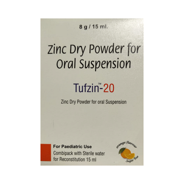 Tufzin 20 Oral Suspension Mango