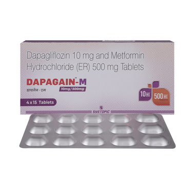 Dapagain-M 10mg/500mg Tablet ER
