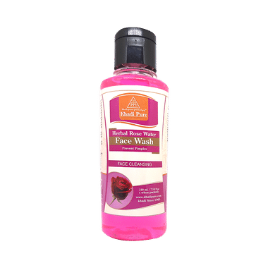 Khadi Pure Herbal Rose Water Face Wash