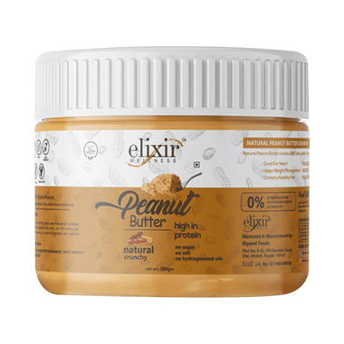 Elixir Wellness Peanut Butter Natural Crunchy