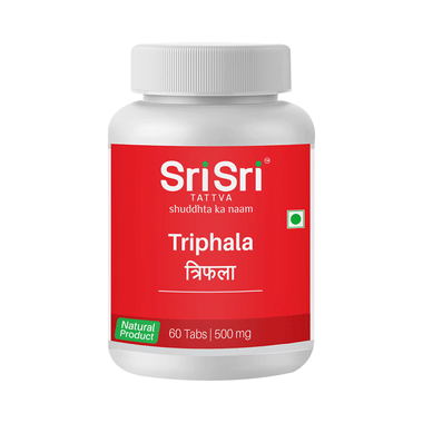 Sri Sri Tattva Triphala 500mg Tablet | Eases Constipation & Supports Digestion