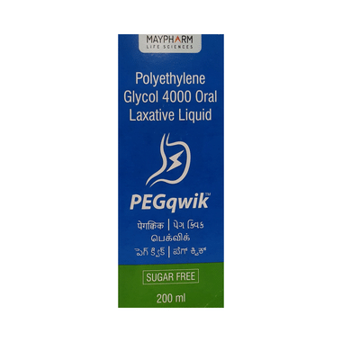 Pegqwik Oral Laxative Liquid Sugar Free