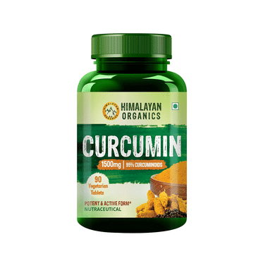 Himalayan Organics Curcumin 1500mg Vegetarian Tablet