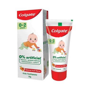 Colgate Natural Fruit Toothpaste For Kids (0-2 Years)